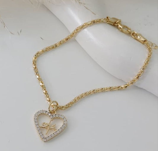 Pulseira Ana – Coração de Fé